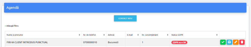 Status GDPR — GDPR nu e OK