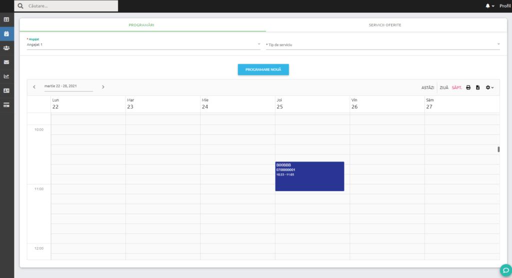 Calendar inspector ITP cu programarea online adăugată